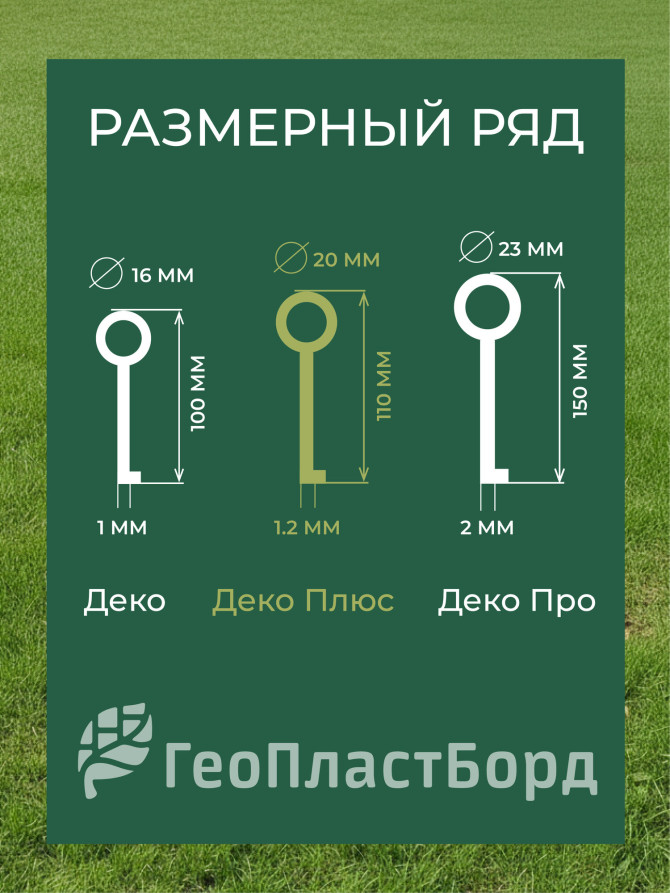 Бордюр садовый ДЕКО ПЛЮС 10 М зеленый