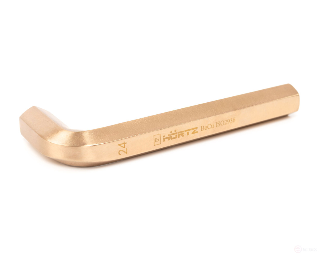 Hexagon wrench 24 intrinsically safe alloy BeCu 166-24, HORTZ