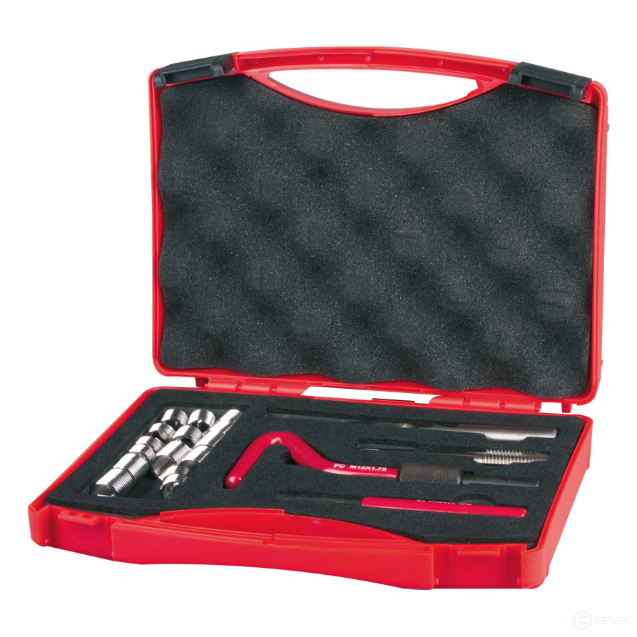 Комплект инструментов для полного восстановления поврежденной внутренней резьбы ProCoil в пластиковом чемодане M10