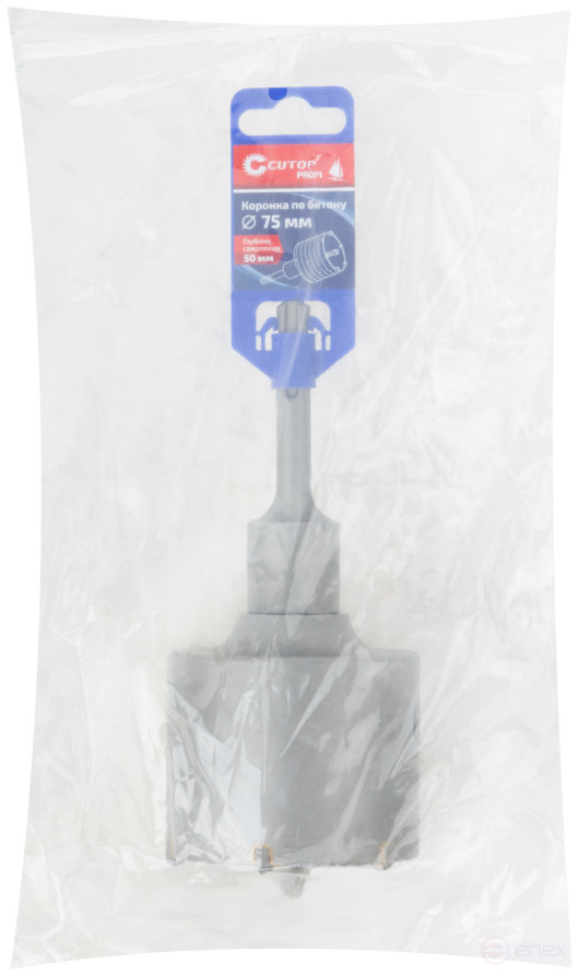 SDS Plus concrete crown, 75 mm, Cutop Profi