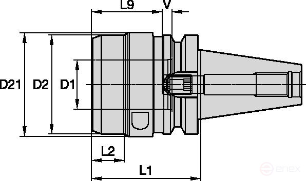 Гидравлическая державка BT50HCTHT50110M