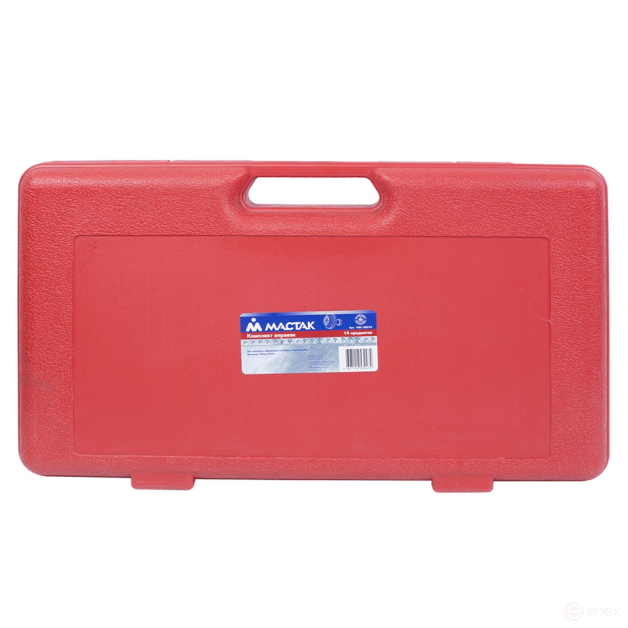 Набор оправок для монтажа и демонтажа ступичных подшипников, кейс, 14 предметов МАСТАК 100-30014C