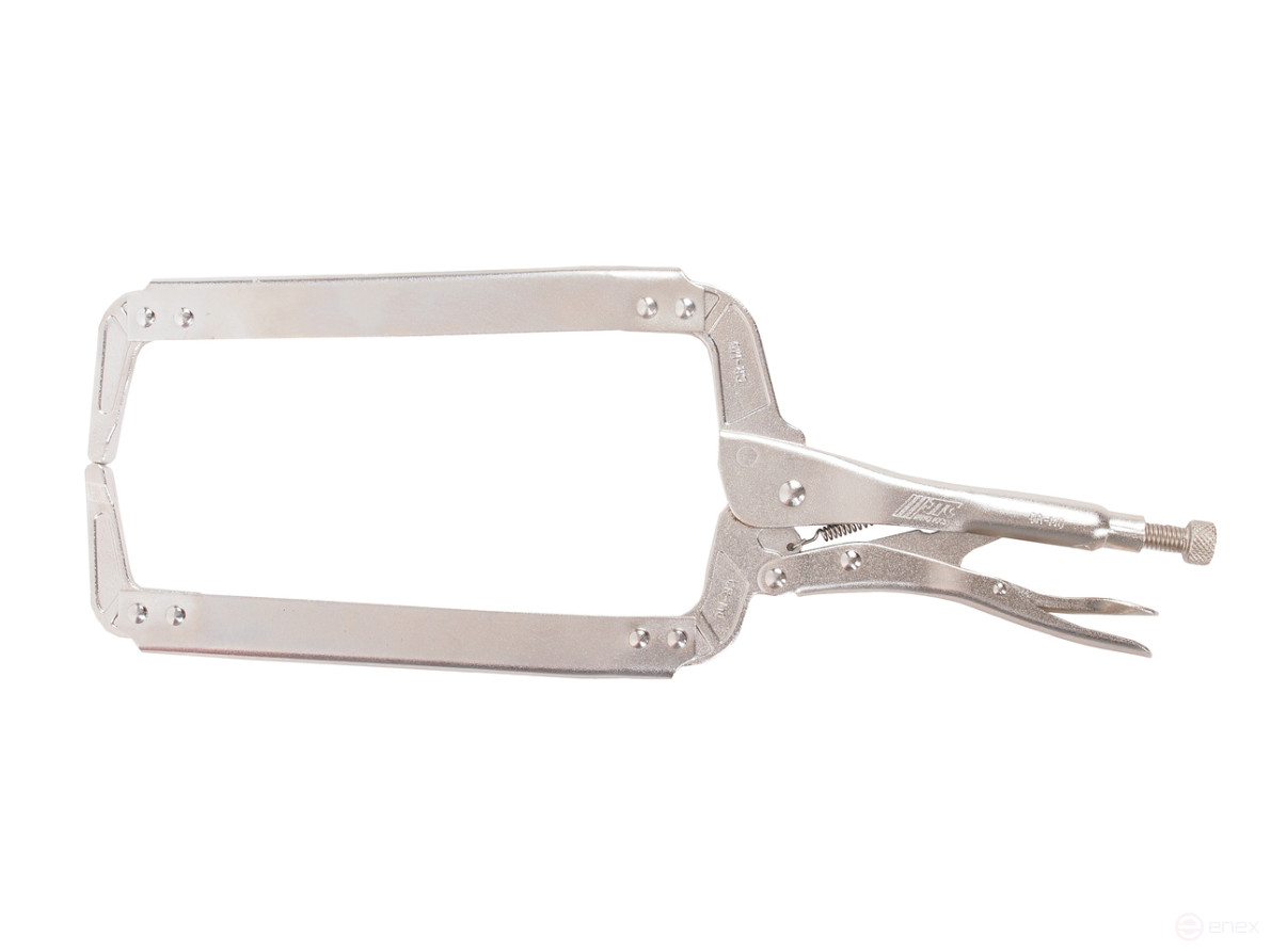 Зажим 18" С-образный с фиксатором для сварочных работ, пайки элементов и узлов JTC