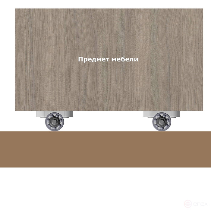 Compact bearing rollers for medium loads (6 pcs), height 21 mm