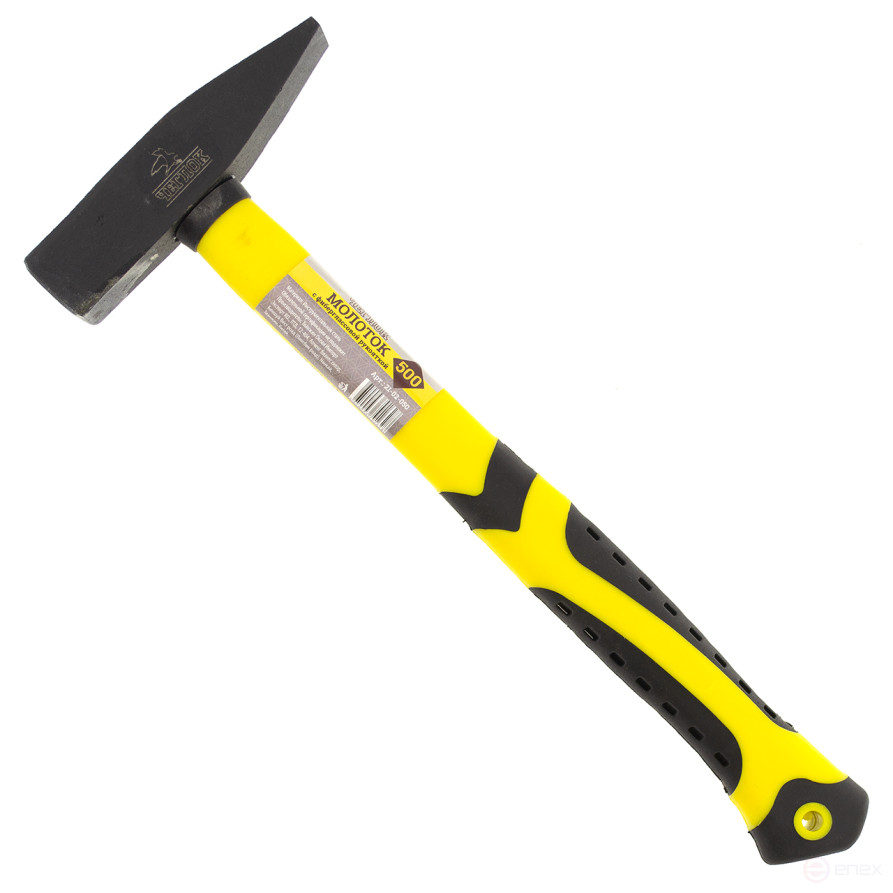 Молоток с фиберглассовой ручкой 500г, ЧЕГЛОК
