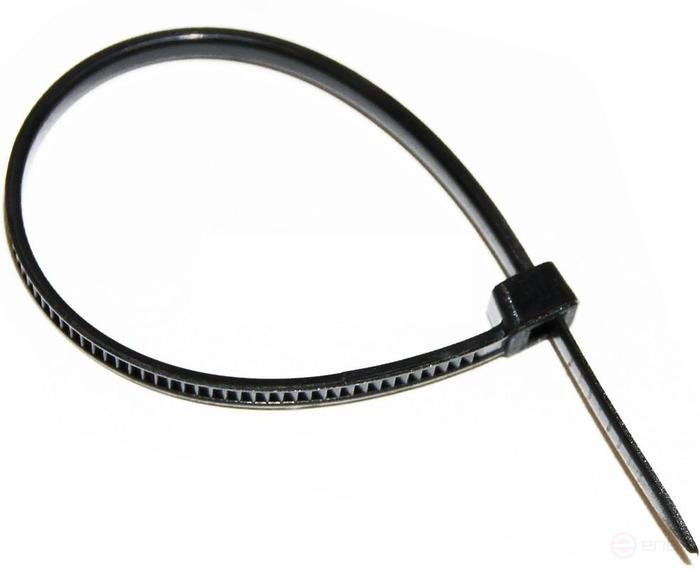 KSS-A 7.6 x 300 Nylon clamp with UV protection black (100 pieces/pack) IN HOME