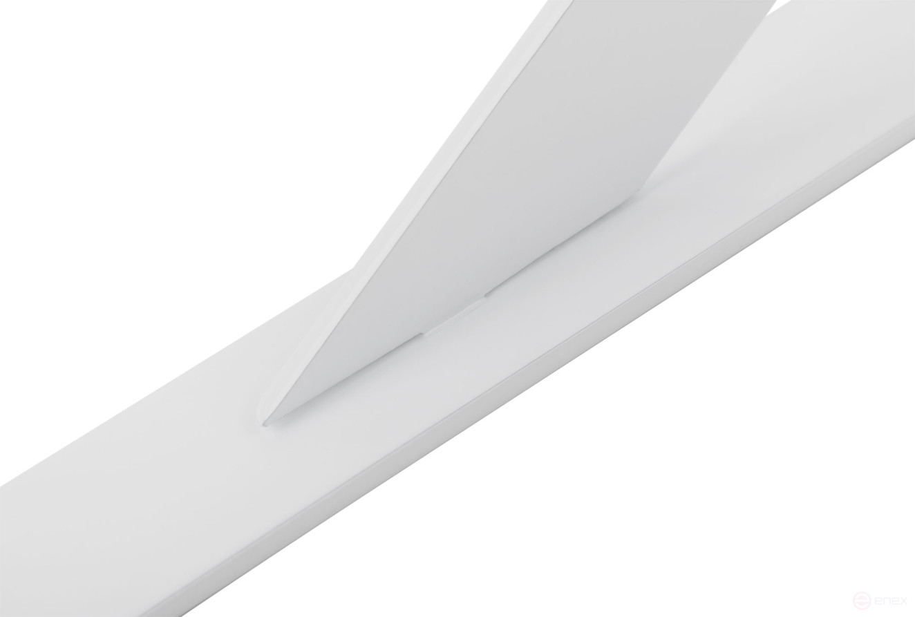 Corner bracket reinforced white 350x250mm