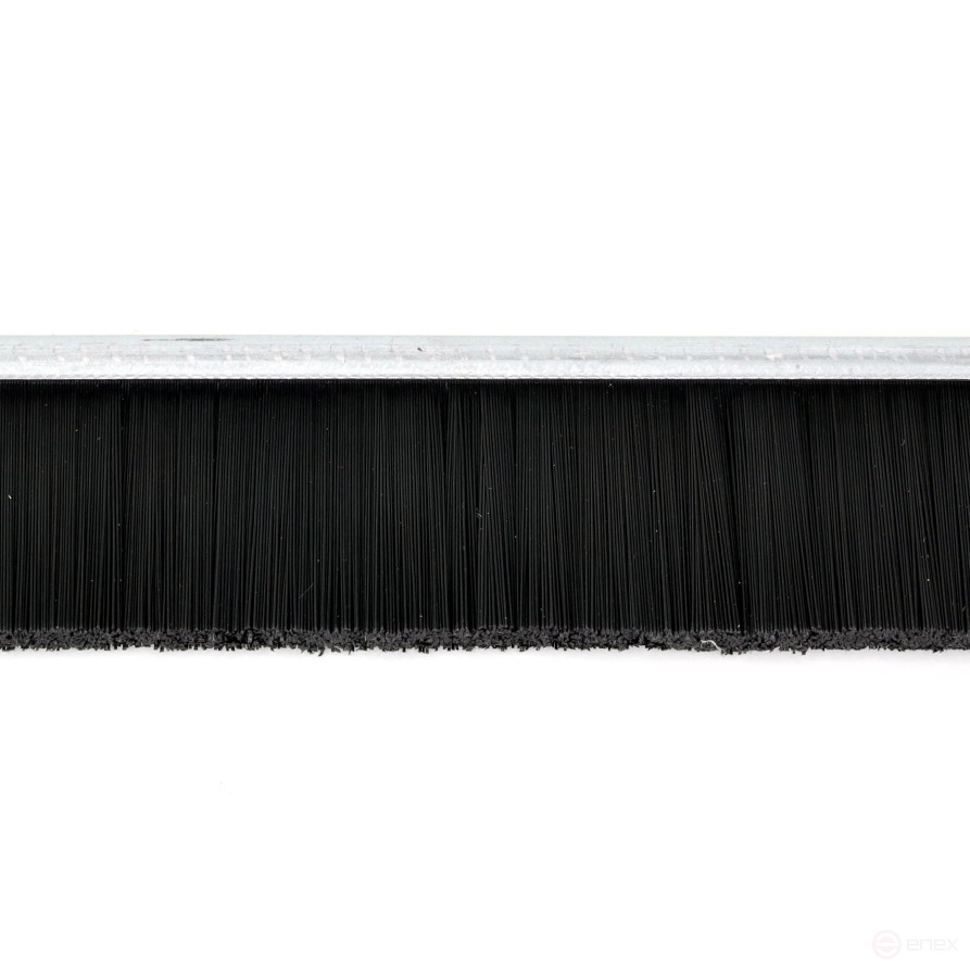 Strip brush linear sealer 2500*25*4 , pile height 21 mm PPL black 0.20 (EB-1107)