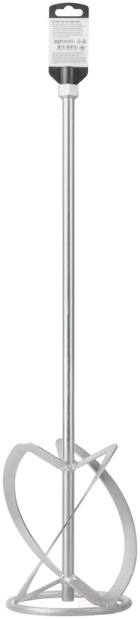 Миксер для тяжелых строительных смесей усиленный Профи, хвостовик М14, 140х590 мм, 04282