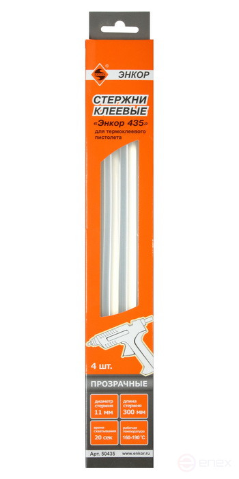 Glue rod 11x300mm, "ANCHOR 435" 4pcs