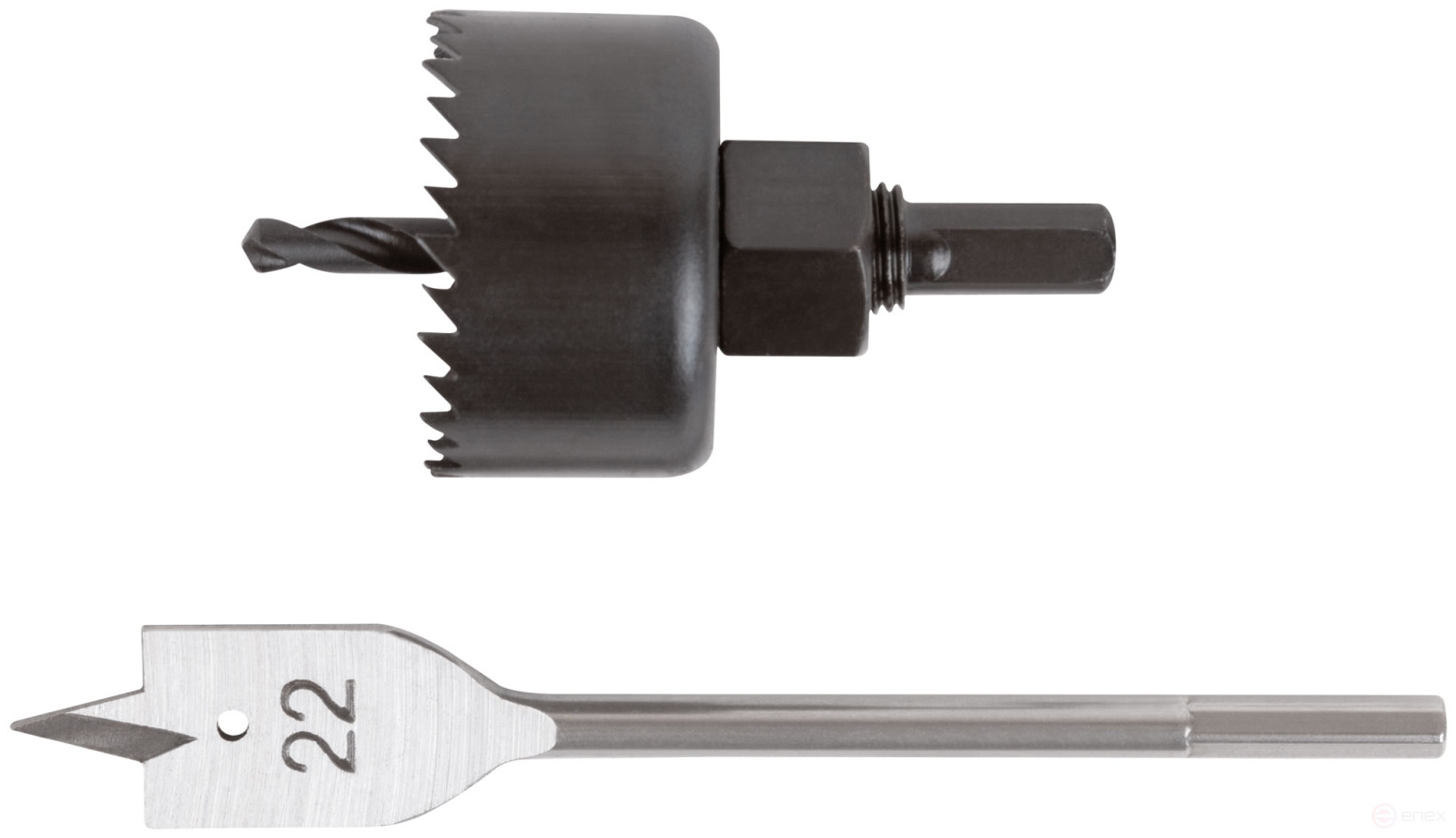 Padlock drills, set of 3 pcs. (22/48 mm)