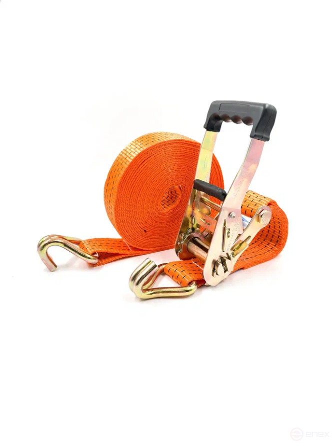 Ремень стяжной с храповым механизмом РОМЕК для крепления груза 2,0/4,0тн, 6м арт. 50.20.1.0