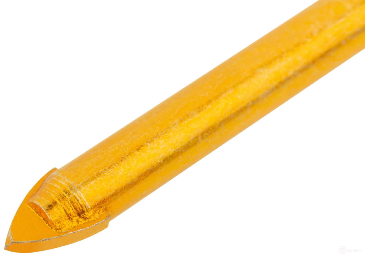 Сверло универсальное по кафелю, стеклу, керамограниту, бетону, кирпичу, цилиндрический хвостовик, 5х65 мм