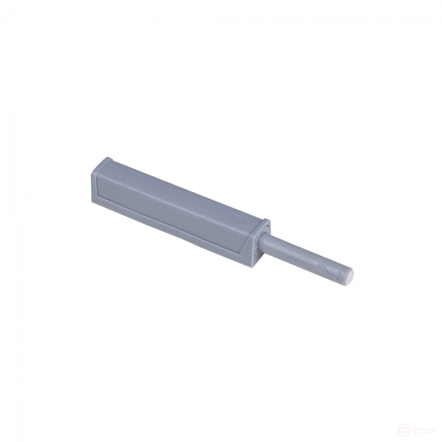 Push-to-open mechanism rubber patch tip/mortise grey AKS reinforced