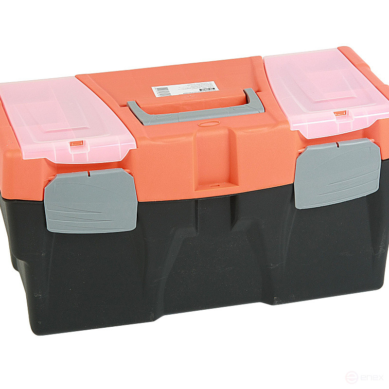 Ящик универсальный ER-10340 с лотком и 2 органайзерами на крышке 500х250х260 мм ЭВРИКА /1/3