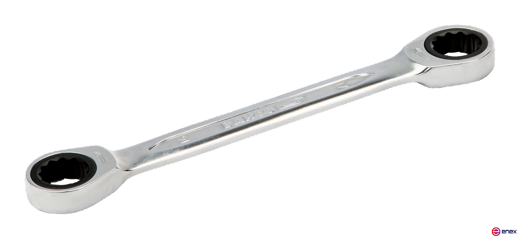 Cap wrench with ratchet, 8x9 mm