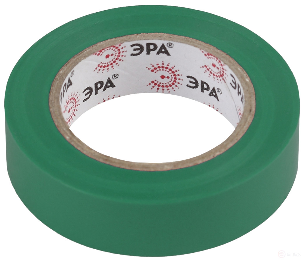 Изолента ЭРА ET1510GREEN ПВХ 15мм х 10м зеленая