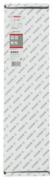 Алмазная сверлильная коронка для мокрого сверления 1 1/4 UNC Best for Concrete 132 мм, 450 мм, 11 сегментов, 11,5 мм