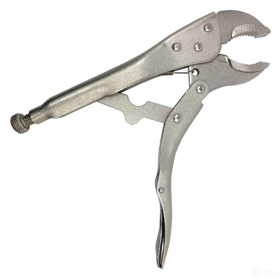 Locking pliers with curved clips 250mm WP231071 WORKPRO