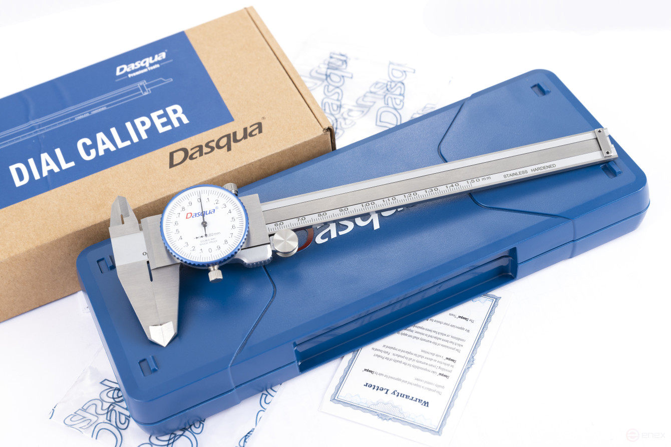 Vernier caliper with high-reliability circular scale 0-300 mm; 0.02 mm