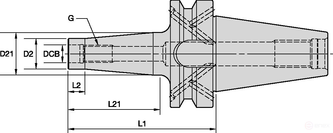 Оправка BT40BST16087M