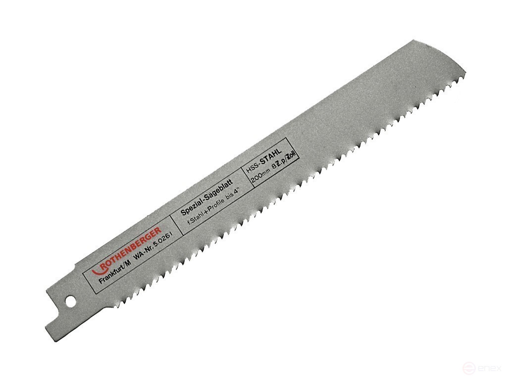 Пильное полотно для ROTIGER (Ротигер) HSS 200x25x1.6 мм / TPI 6-8