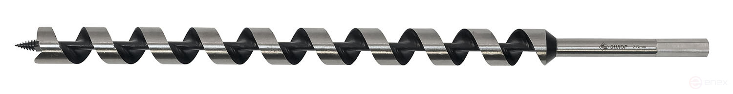 Drill bit for wood 25X460 mm, screw