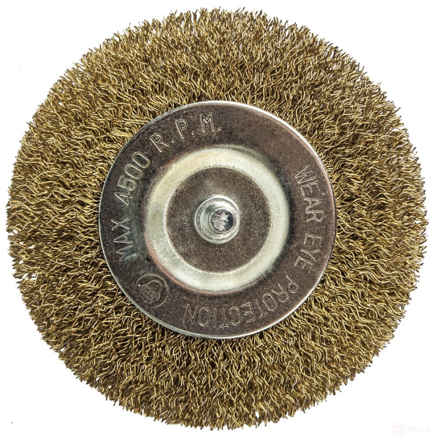 Кордщетка для дрели радиальная мягкая ПРАКТИКА 100 мм, хвост 6 мм (773-408)