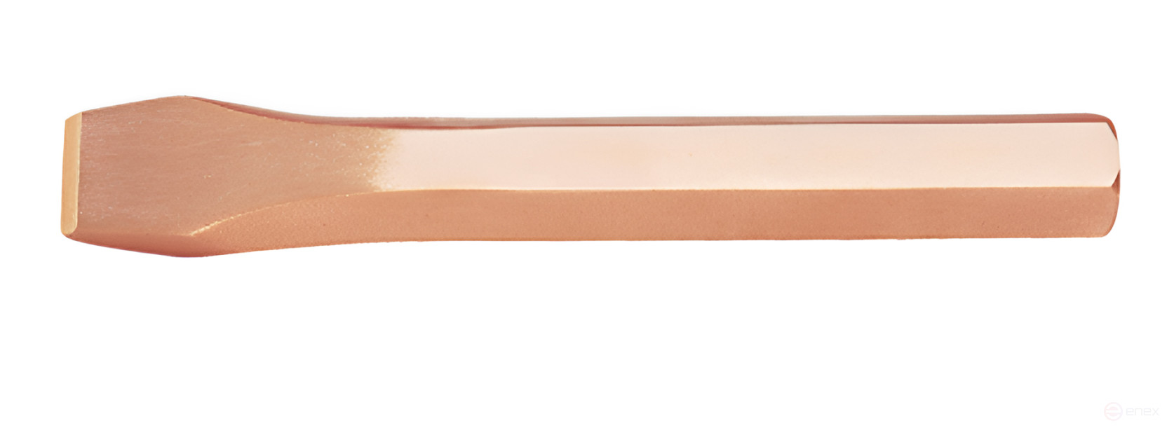 Chisel flat 6-sided 300x28 intrinsically safe alloy BeCu 232-1016, HORTZ