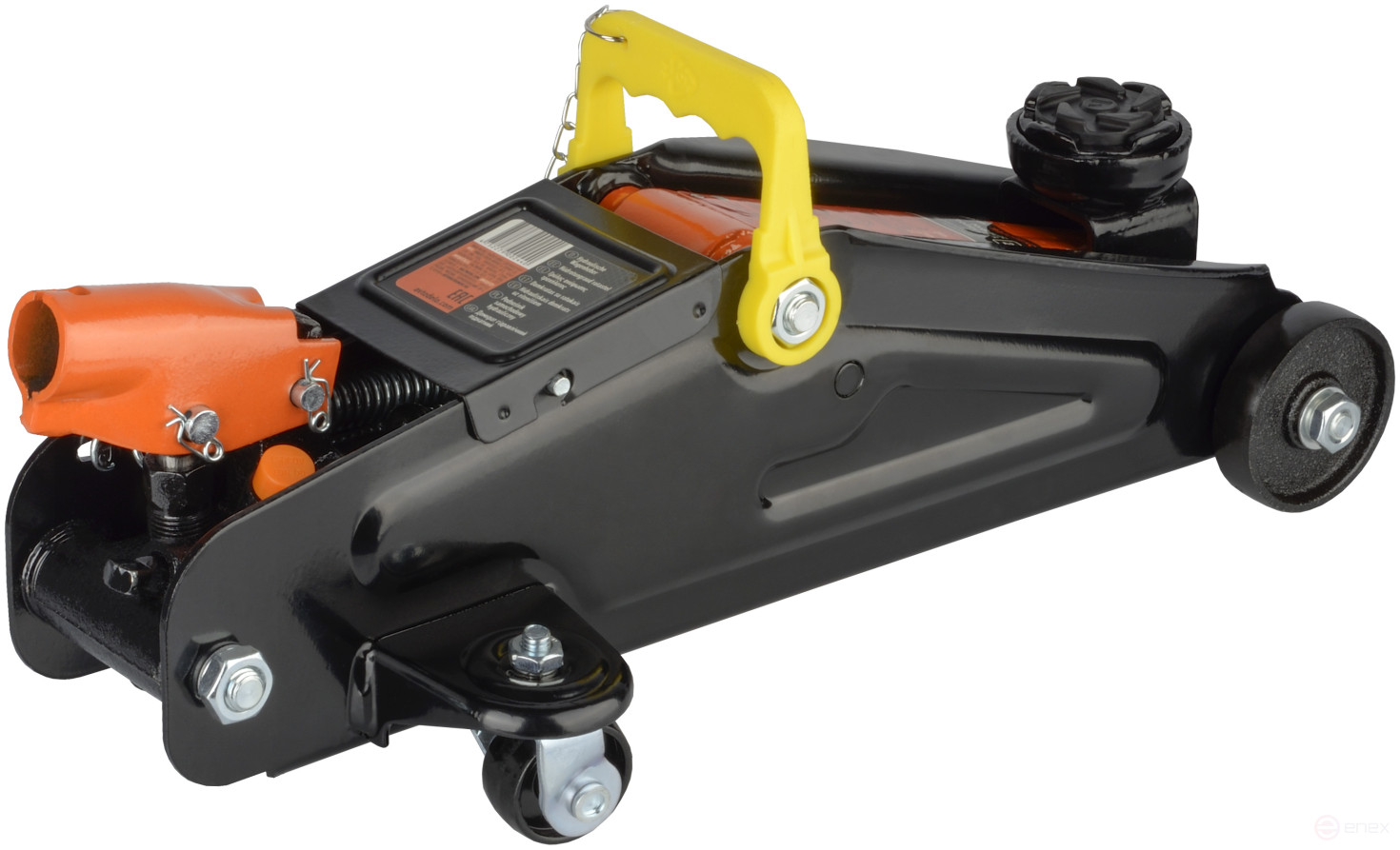 Домкрат гидр. 2.0т (130-330 мм подкатной; с фиксатором; в кейсе) АвтоDело (43228)