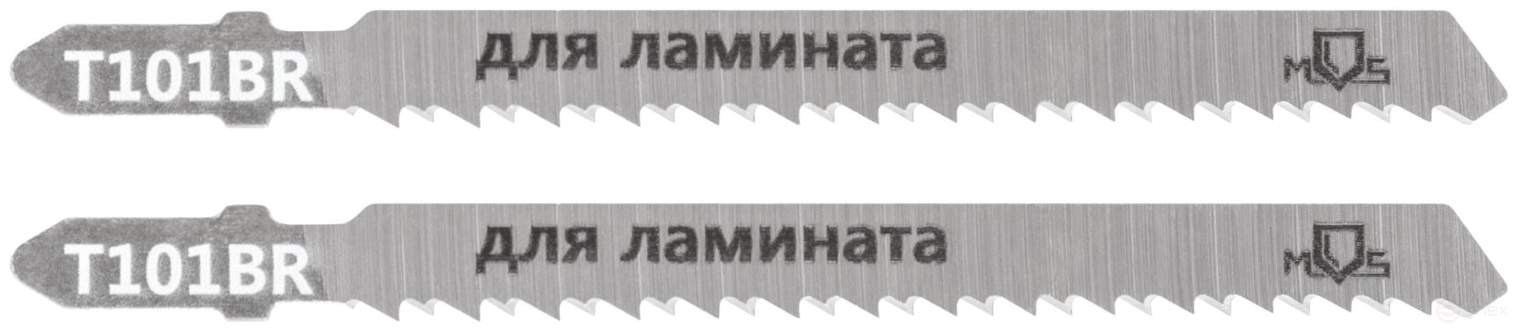 Blades for electric jigsaw, T101BR, wood, HCS, 100 mm, 2 pcs.