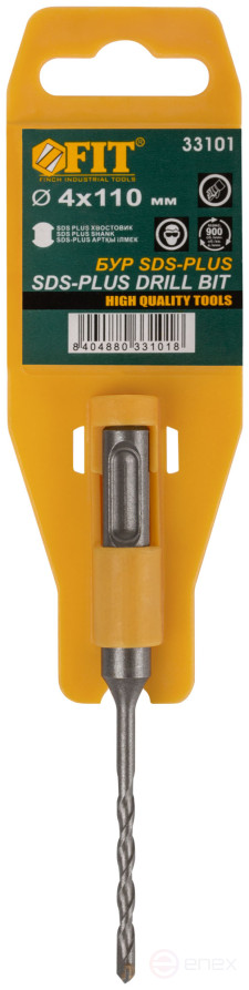 Бур по бетону SDS PLUS Профи (желтый корпус) 4х110 мм