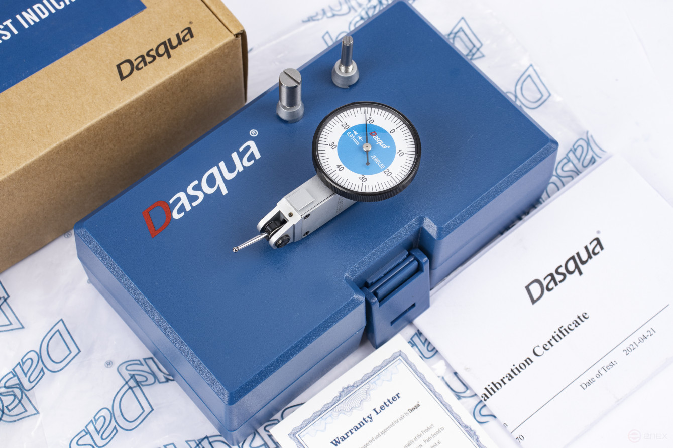 Индикатор рычажно-зубчатый с противоударным механизмом с диаметром циферблата 37,5 мм; 0,8 мм; 0,01 мм