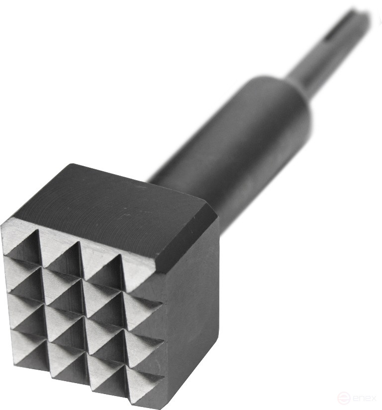 Бучарда SDS-plus ПРАКТИКА 45x45х180 мм, 16 зубьев, серия Профи (791-653)