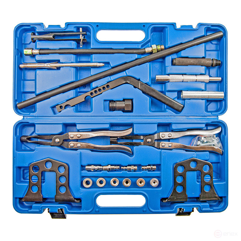 Valve decoupler ER-02125, assembled, complete with tongs for oil-removing caps, 26p. in a EUREKA case /1/10/5