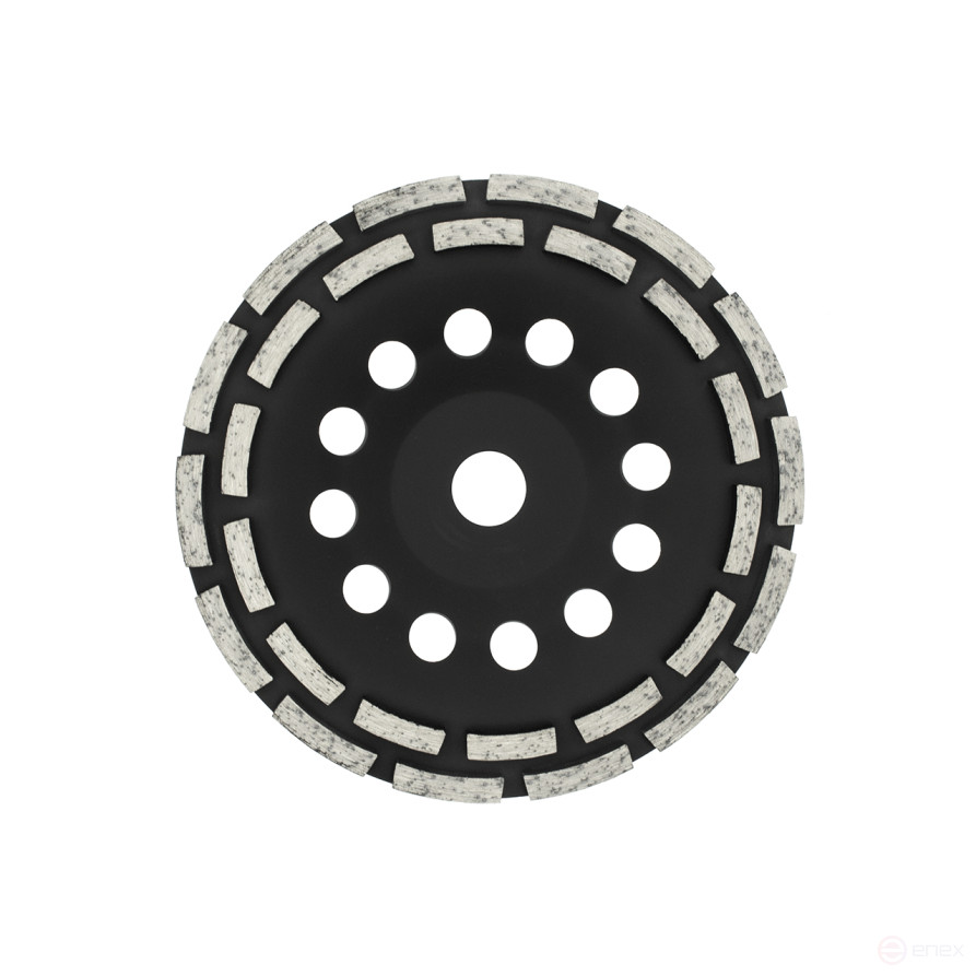 Чашка алмазная сегментная 2х рядная, серия "профи", 180 х 22 мм, Чеглок (20)