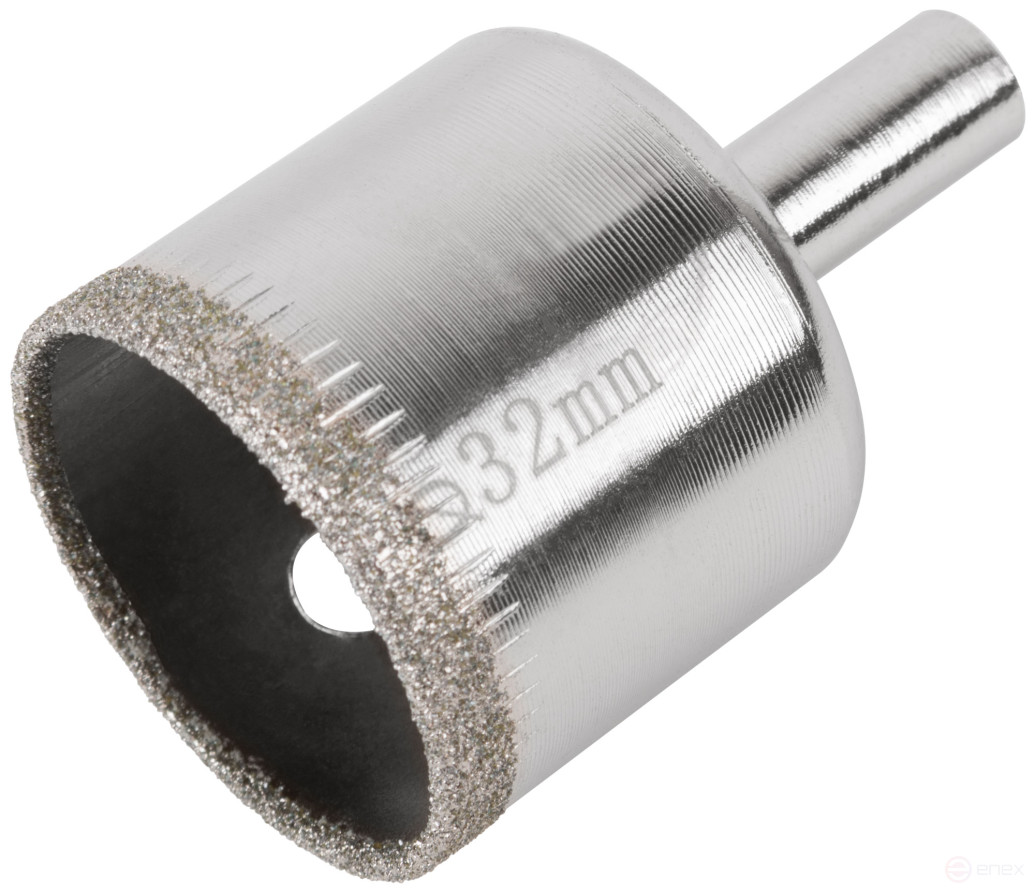 Коронка кольцевая по кафелю и стеклу алмазная 32х50 мм