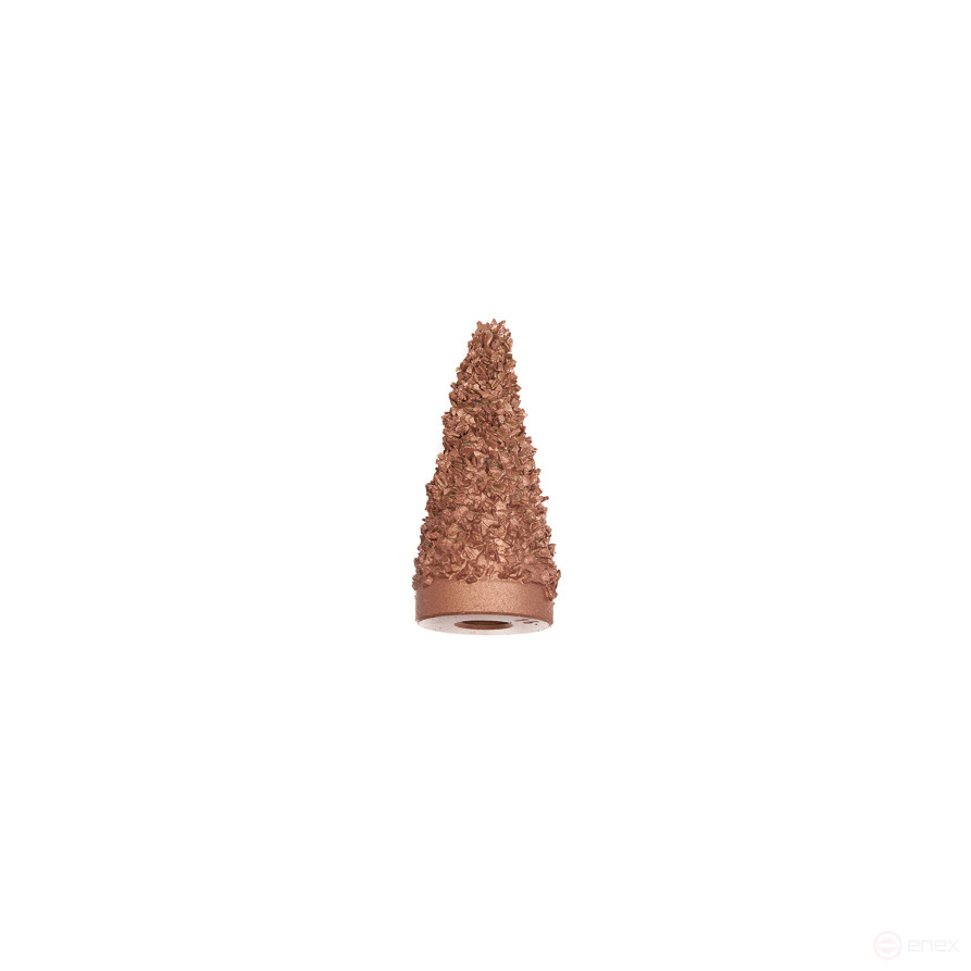 NS05-3316 Rough cone Ø25x50mm AH 3/8"-24 thead, 16 Grit