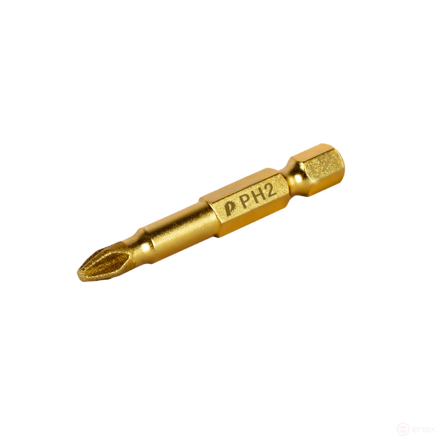 Screwdriver bit PRACTICE "Expert Diamond" PH-2 x 50mm Tin (1 pc.), blister (776-669)