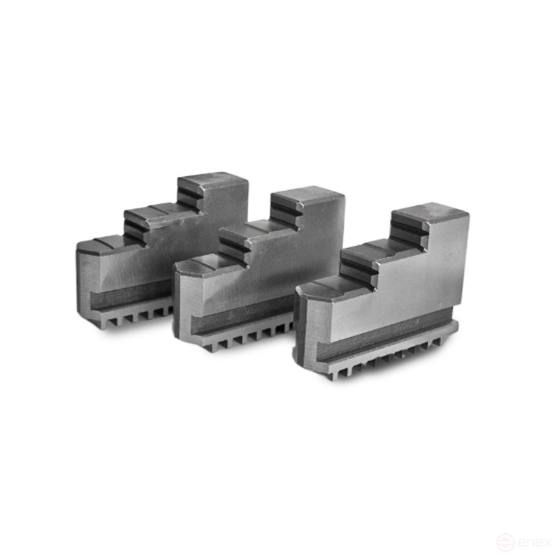 Кулачки к патрону токарному 250 3шт компл. обратные полка 11,8 ширина 27 J=10 L=105 мм, высота 73 D=14 мм, d=35 мм Beltools