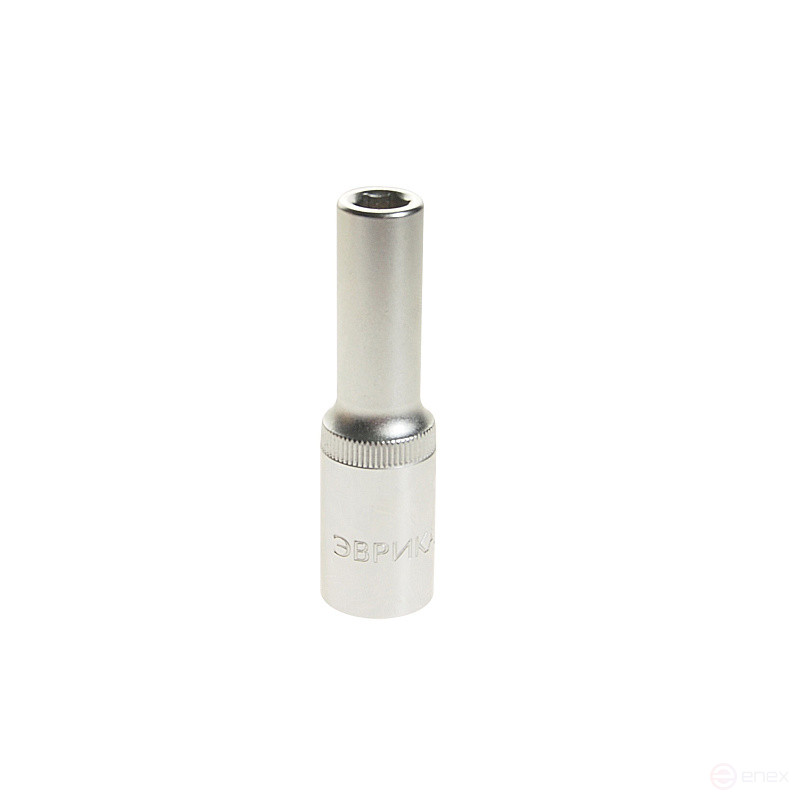 Головка торцевая 9мм 1/2" 6-гранная глубокая L=80мм ЭВРИКА ER-91502 1/160