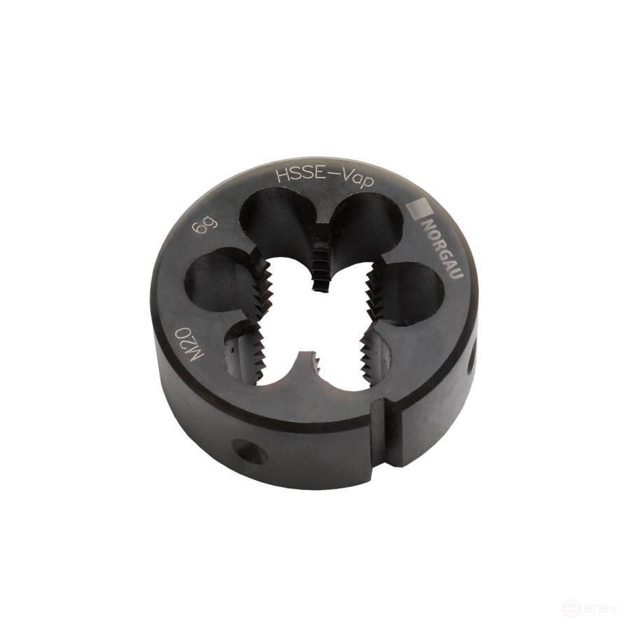 Плашка NORGAU Industrial по металлу M4, HSS-E/VAP