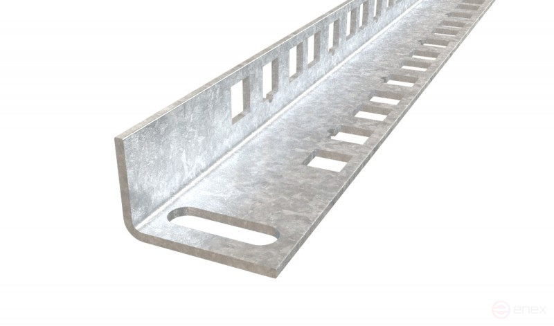 CPR19-15U-ZN 19" монтажный профиль высотой 15U, для шкафов TWB, оцинкованный (2 шт. в комплекте)