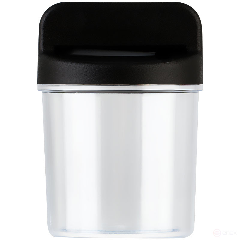 Скрепочница магнитная СТАММ, без скрепок, прозрачная