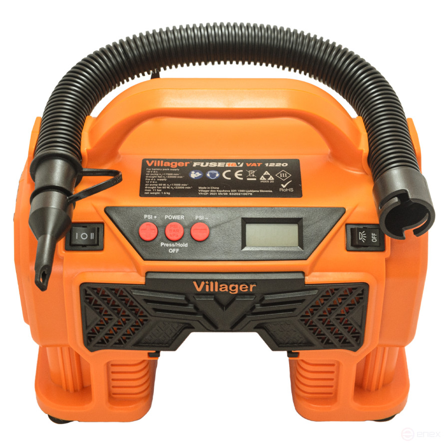 Аккумуляторный инфлятор-компрессор Villager VAT 1220