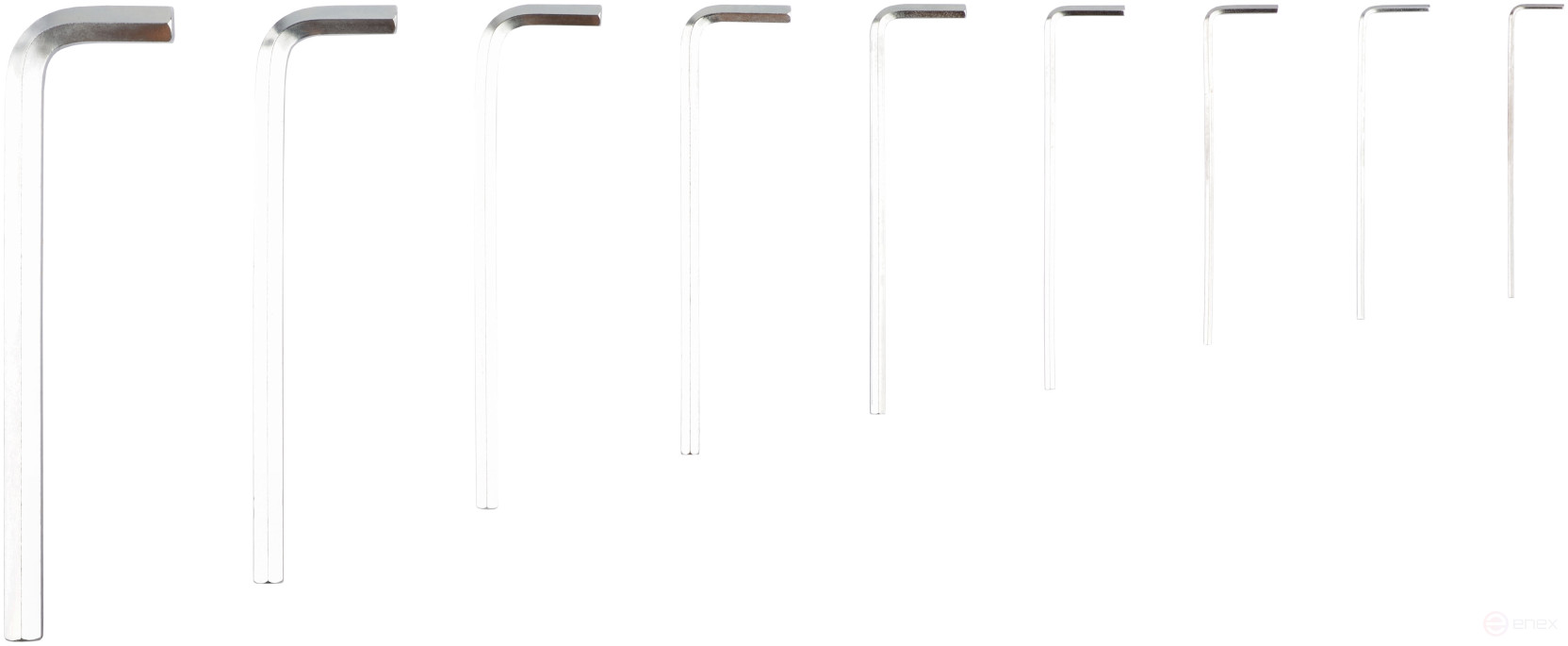 Набор Г-обр. шестигр. 9ч (1.5-10мм; CR-V; удлинённые) АвтоDело (30340)