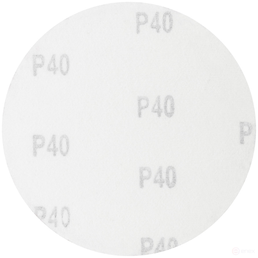 Круги шлифовальные сплошные (липучка), алюминий-оксидные, 125 мм, 5 шт. Р 40