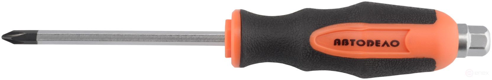 Phillips screwdriver "Avtodor" PH2x100mm through-hole with a hexagon wrench 30861