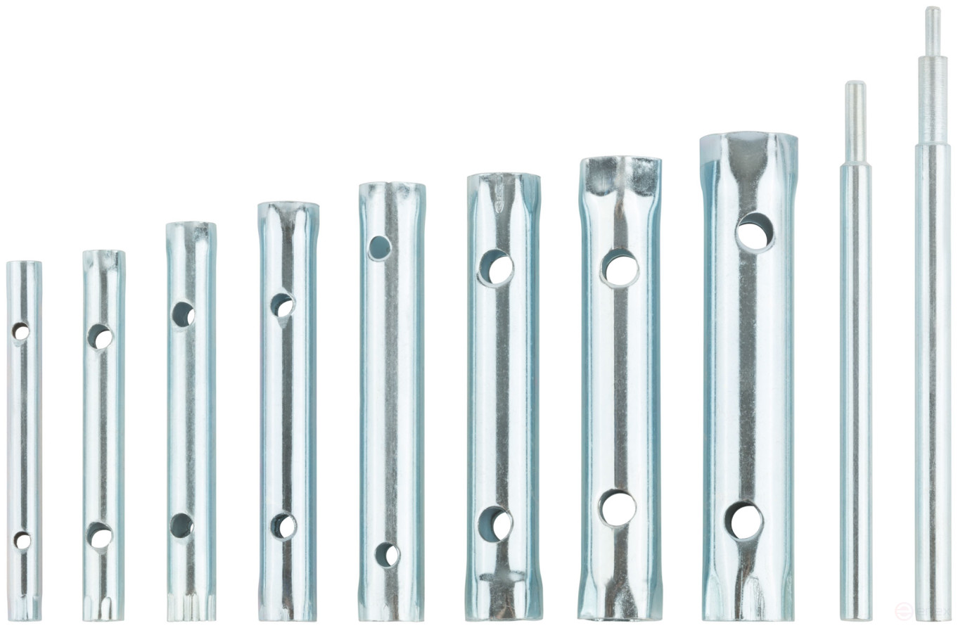 Ключи трубчатые, набор 10 шт. (6-22 мм)