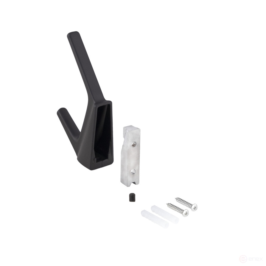 Hook meb. two-horn metal. SENT black matte AKS